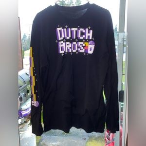 Dutch Bros 8-Bit Long Sleeve shirt size XL